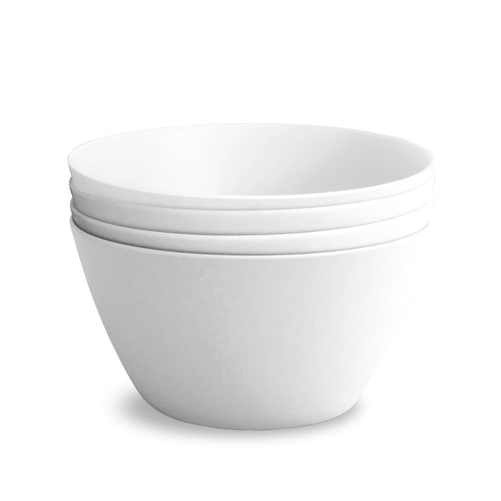 slide 1 of 1, EDL 5.63 Inch PP Cereal Bowls - White, 4 ct