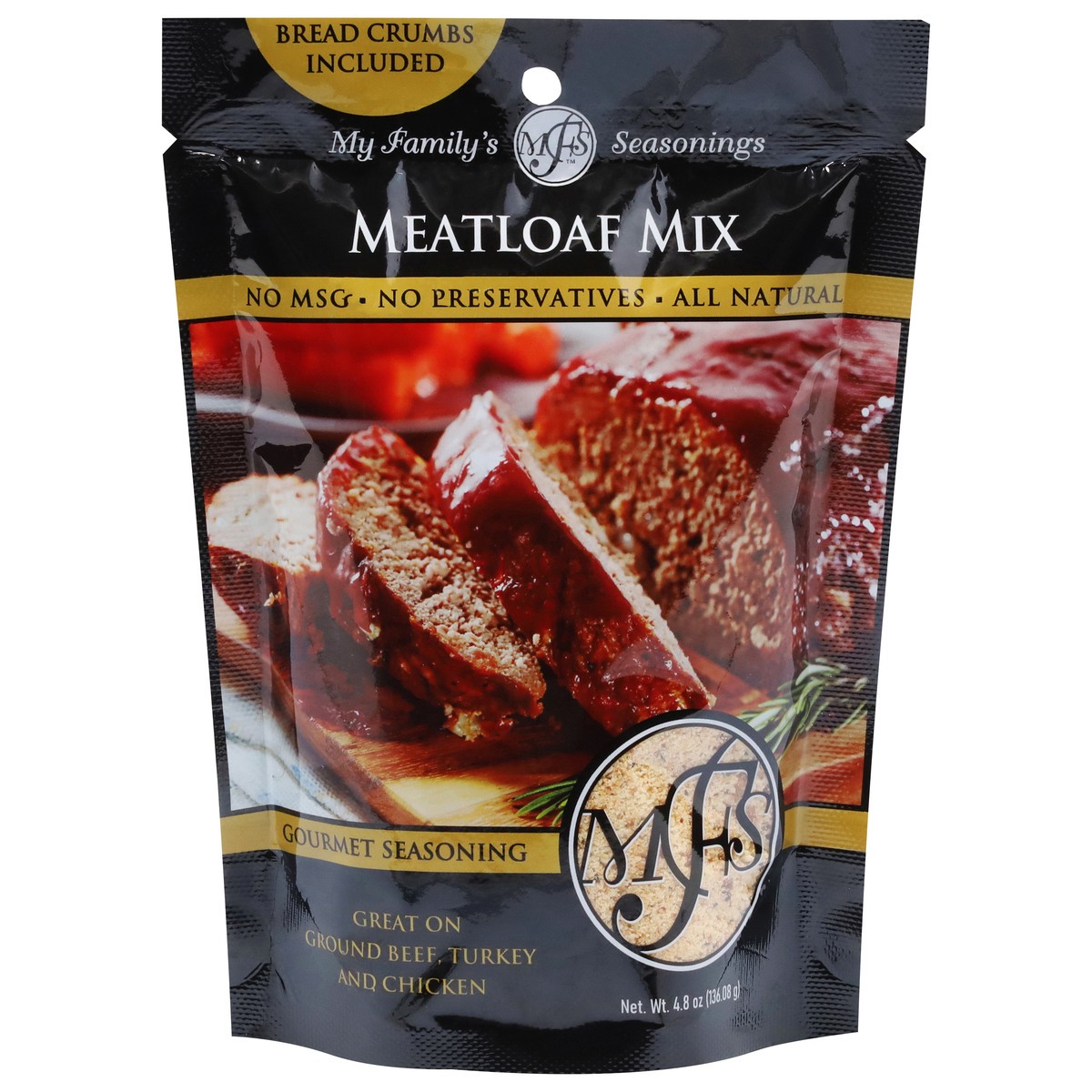 slide 1 of 9, My Family's Seasonings Meatloaf Mix 4.8 oz, 4.8 oz