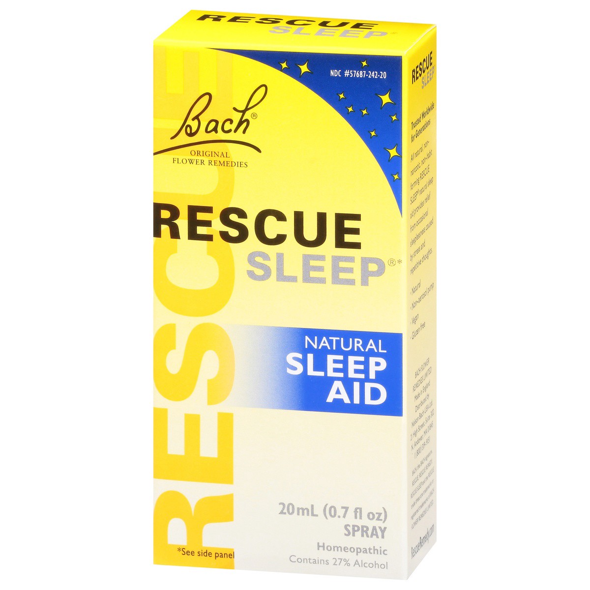 slide 3 of 9, RESCUE! Sleep Natural Sleep Aid Spray, 20 ml