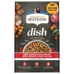 Rachael Ray Nutrish Dish Beef & Brown Rice Recipe With Veggie & Fruit Blend Dry Dog Food, 23 lb. Bag