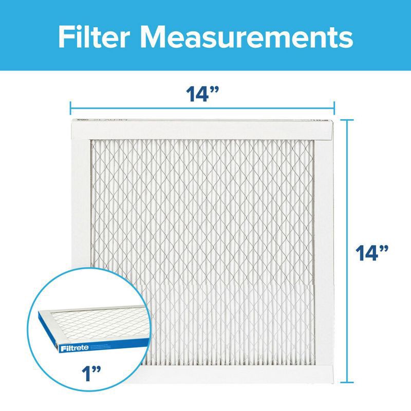 slide 2 of 12, 3M Air Cleaning Filter 1 ea, 1 ct