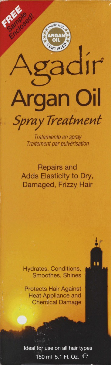 slide 2 of 4, Agadir Styling Spray Argan Oil Treatment - 5.1 Fl. Oz., 5.1 fl oz