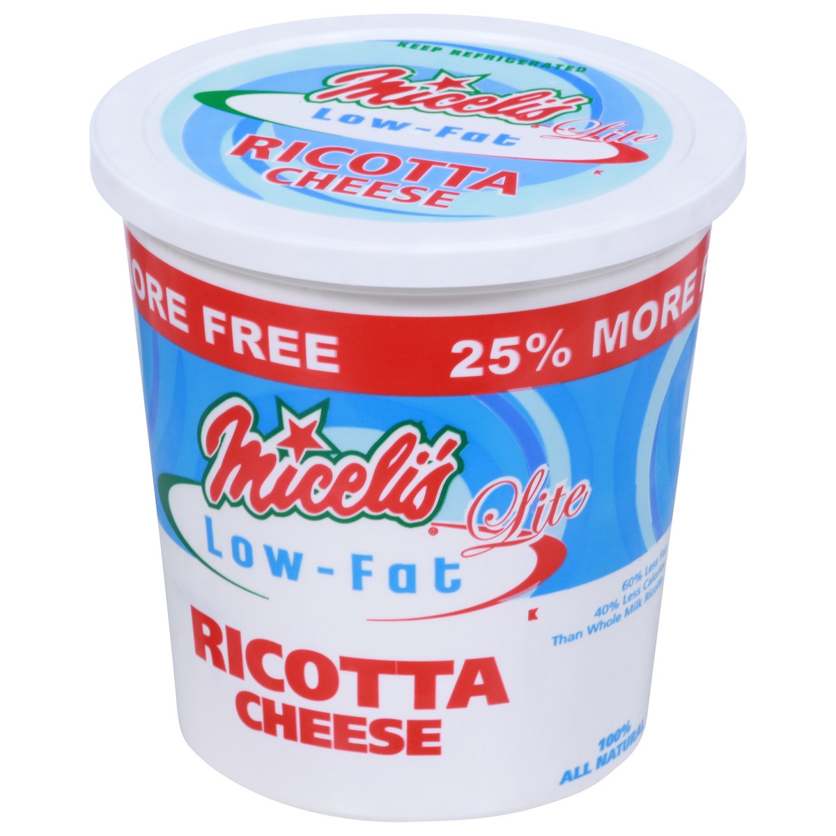 slide 9 of 9, Miceli's Low-Fat Lite Ricotta Cheese 30 oz, 30 oz