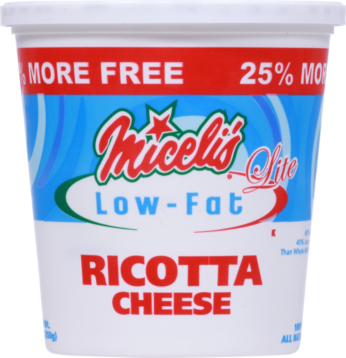 slide 7 of 9, Miceli's Low-Fat Lite Ricotta Cheese 30 oz, 30 oz