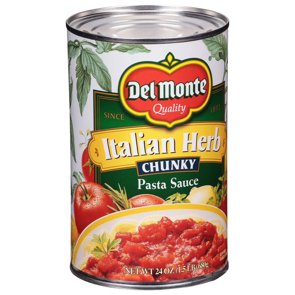 slide 9 of 9, Del Monte Chunky Italian Herb Pasta Sauce 24 oz, 24 oz