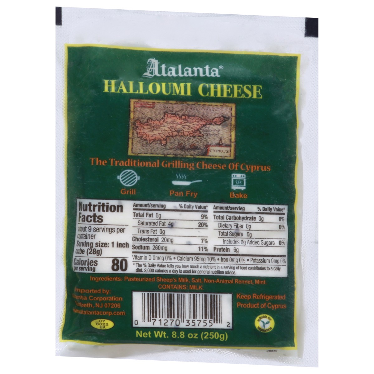 slide 3 of 9, Atalanta® halloumi cheese, 8.8 oz