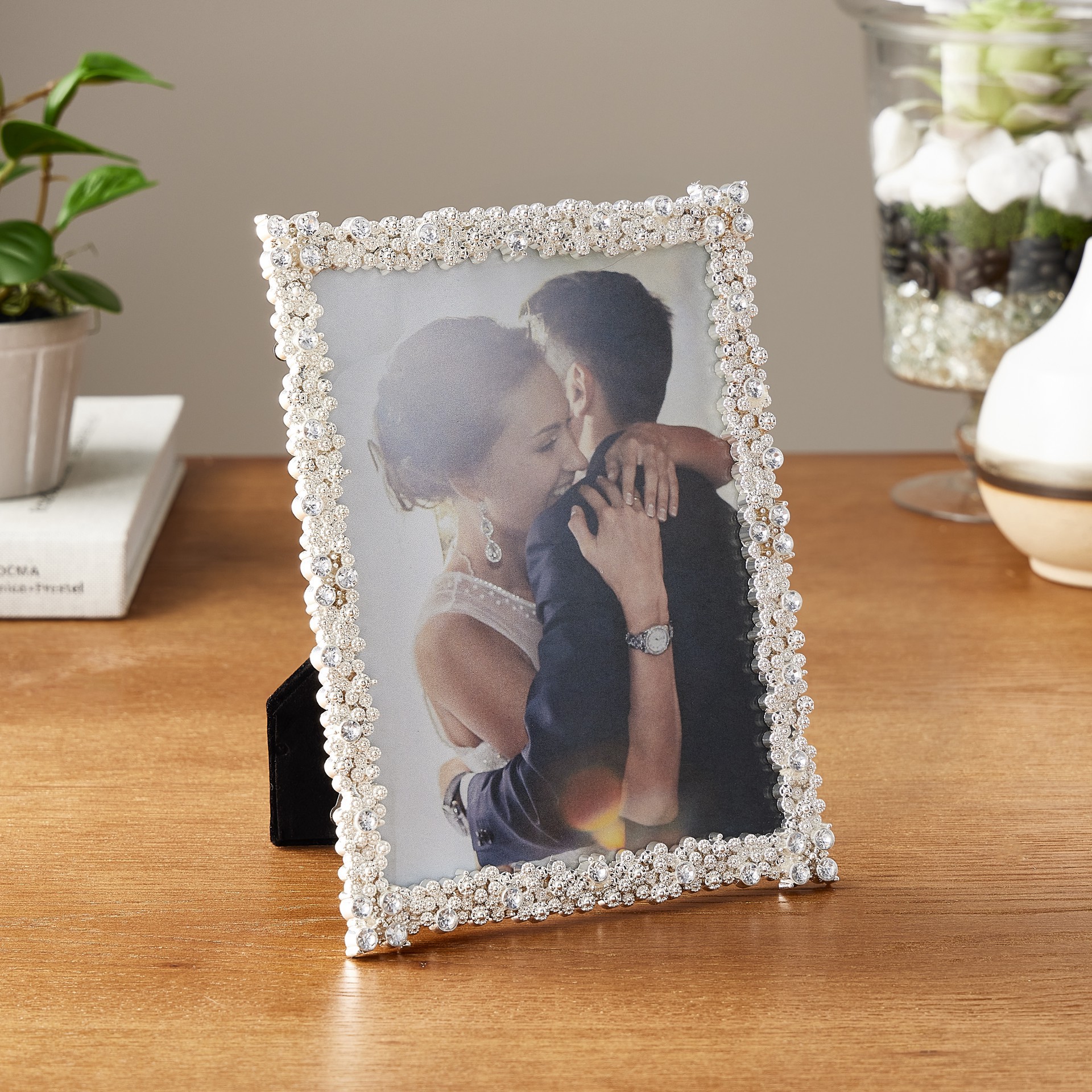 slide 3 of 4, Expressions 5" X 7" Celestial Jeweled Frame By Studio Decor, 5 in x 7 in