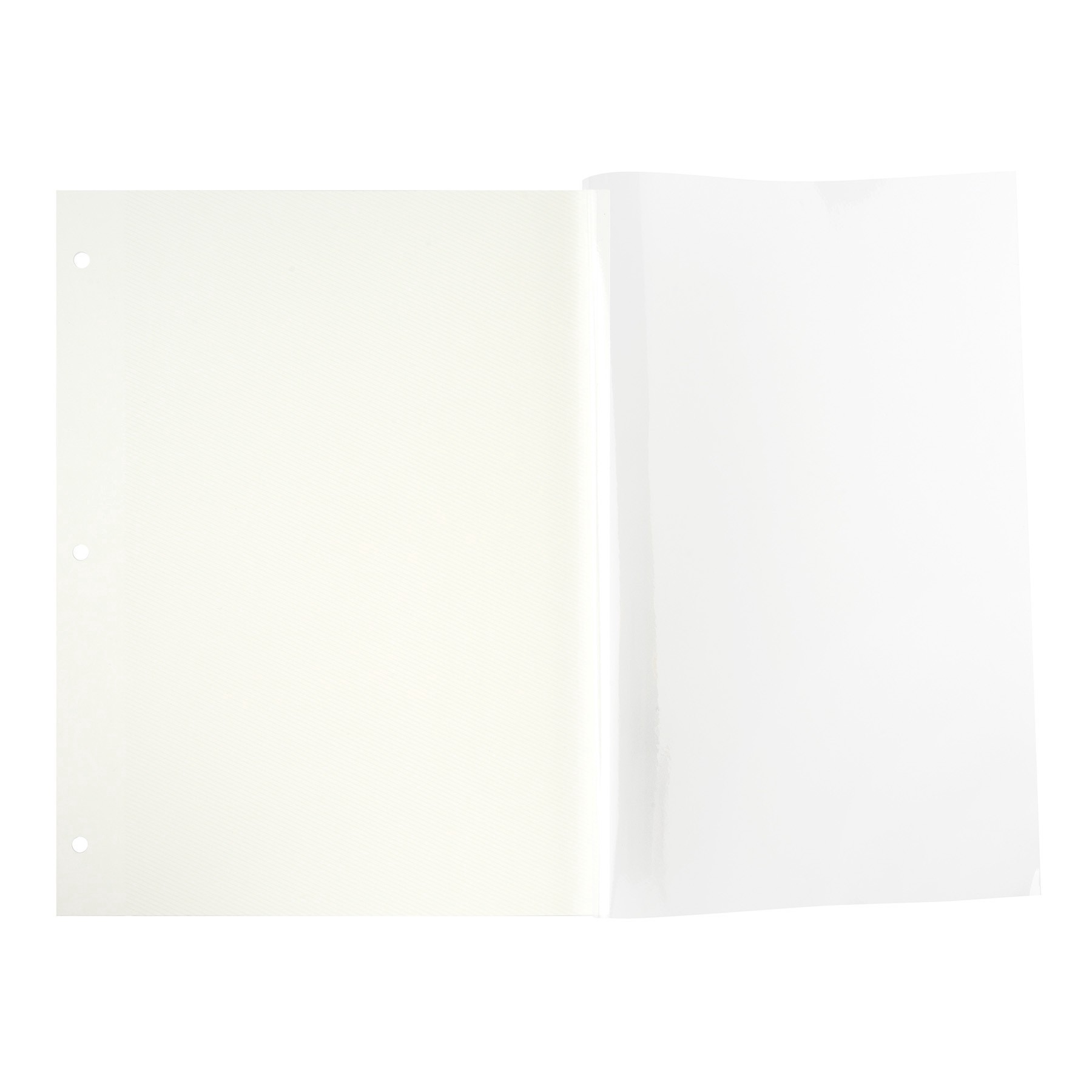 slide 3 of 4, 8" X 10.5" White Photo Album Refills, 30ct. By Recollections, 30 ct