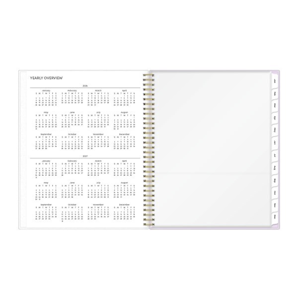 slide 3 of 8, Blue Sky 2026 Blue Sky Weekly/Monthly Planner, 8-1/2"" x 11"", Lyla, January To December, 152658, 1 ct