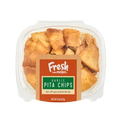Fresh from Meijer Pita Chips Garlic 8 oz