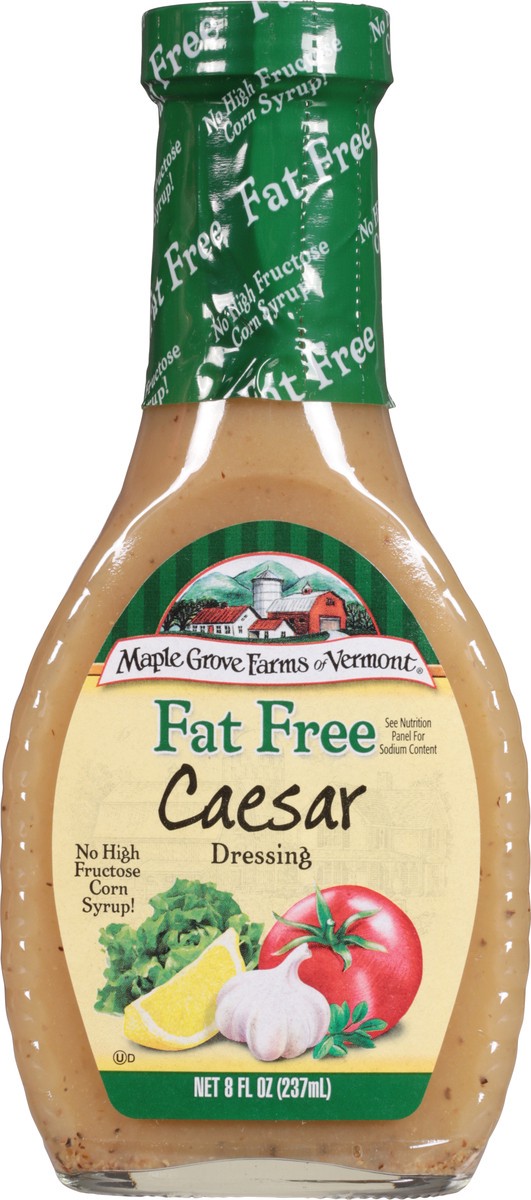 slide 9 of 13, Maple Grove Farms Fat Free Caesar Dressing 8 fl oz, 8 fl oz