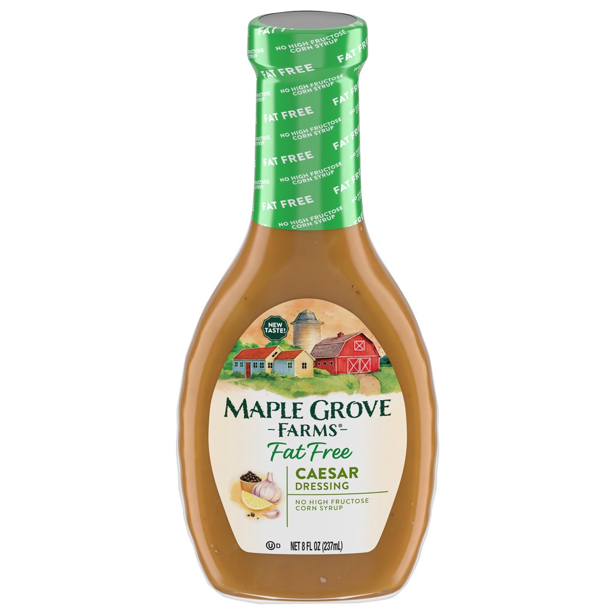 slide 1 of 13, Maple Grove Farms Fat Free Caesar Dressing 8 fl oz, 8 fl oz