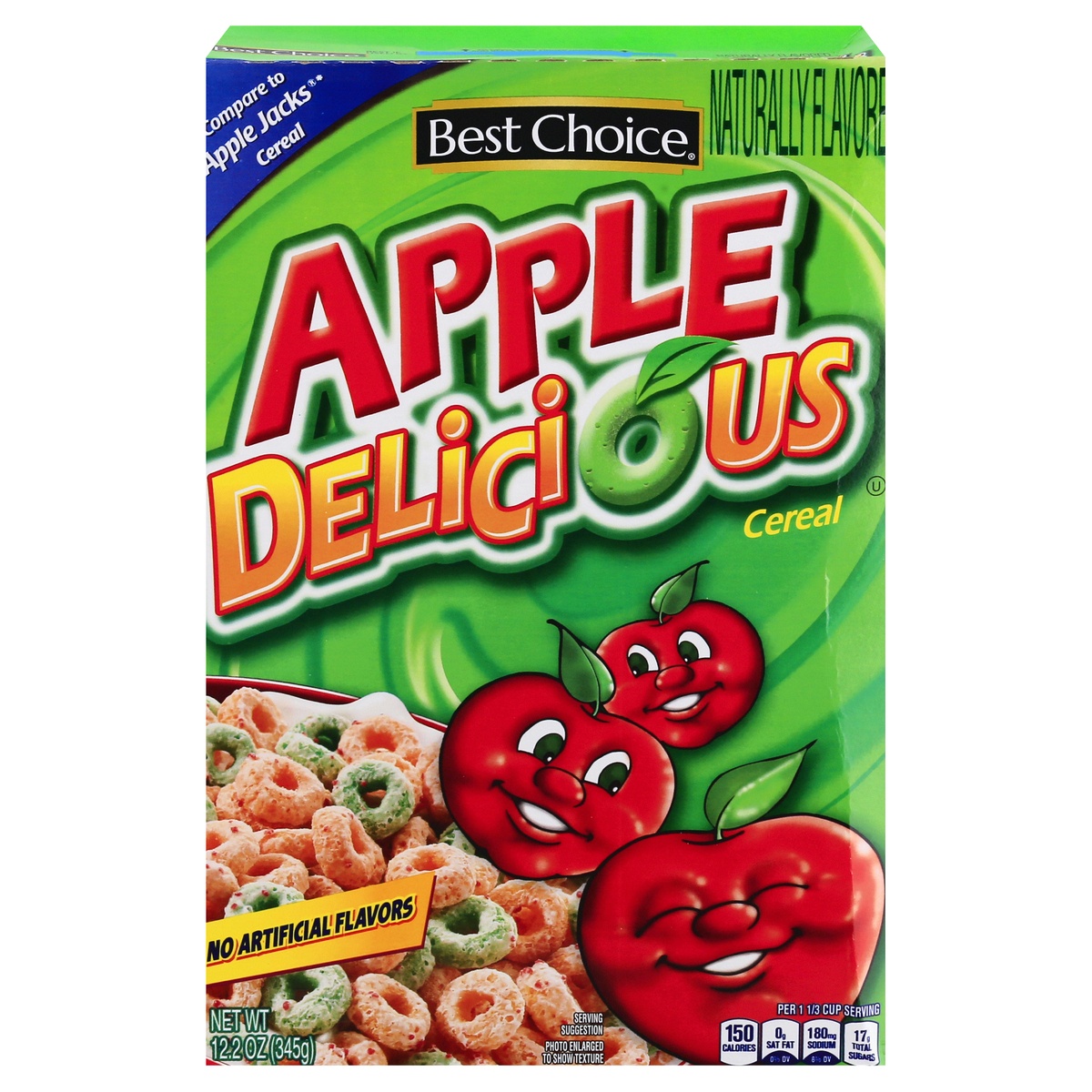 slide 1 of 1, Best Choice Apple Delicious Cereal, 12.2 oz