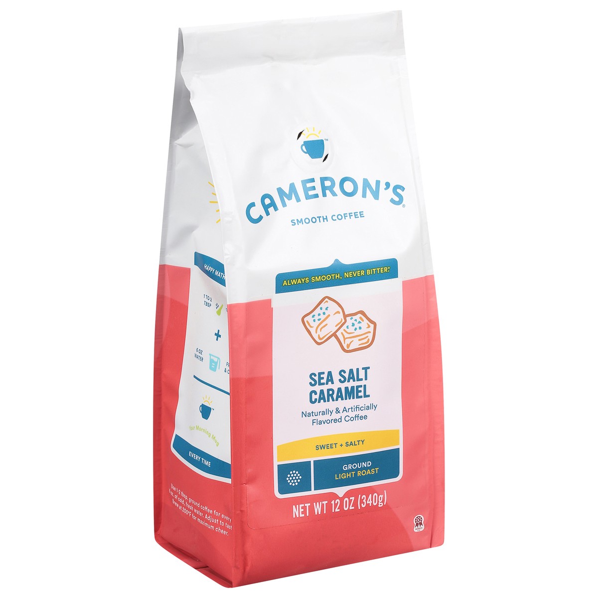 slide 4 of 9, Cameron's Light Roast Ground Sea Salt Caramel Coffee 12 oz, 12 oz