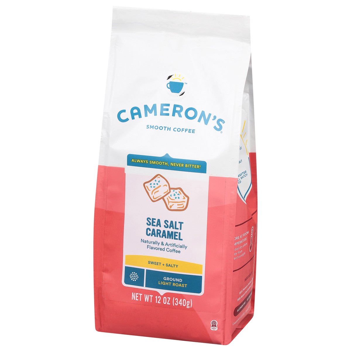slide 2 of 9, Cameron's Light Roast Ground Sea Salt Caramel Coffee 12 oz, 12 oz