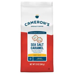 Cameron's Coffee Sea Salt Caramel Flavored Ground Coffee, 12 oz