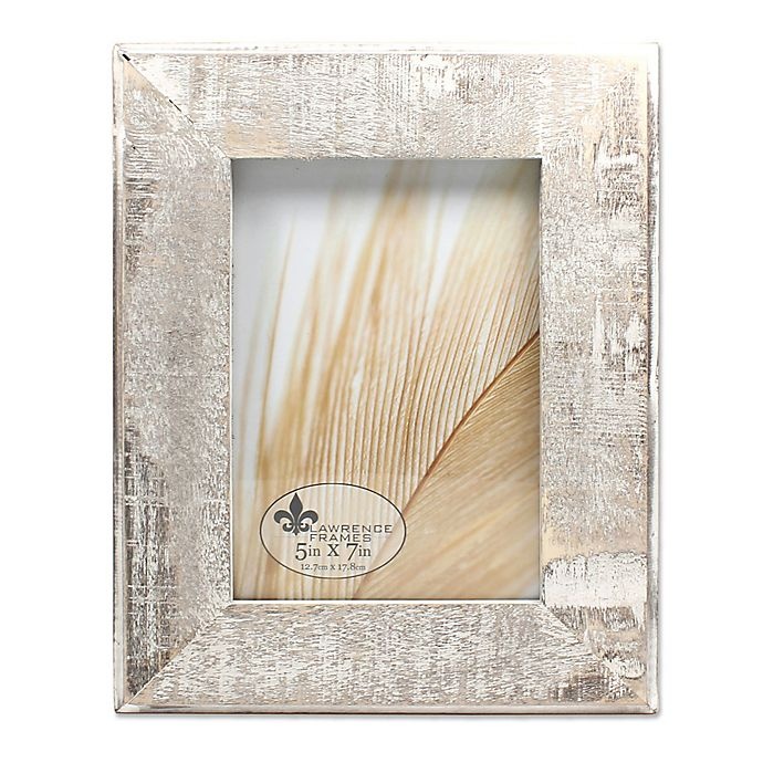 slide 1 of 1, Lawrence Frames Weathered Woods Picture Frame - Grey, 5 in x 7 in