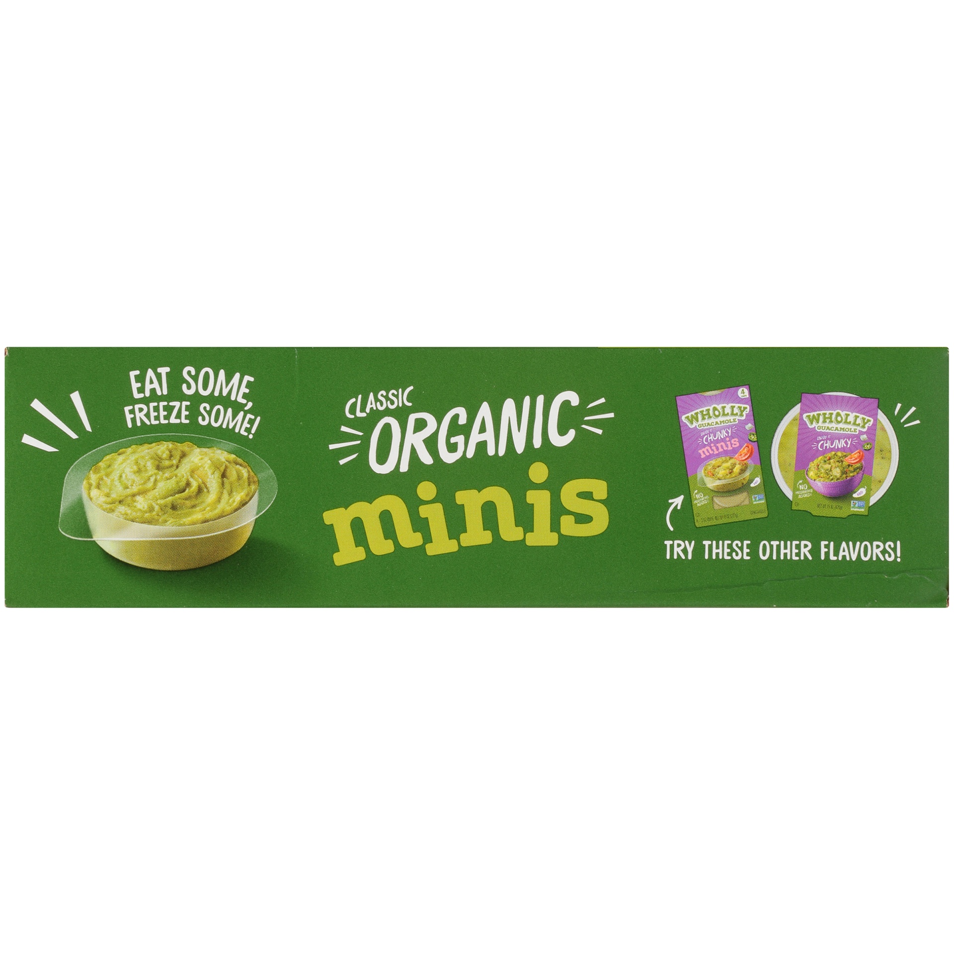 slide 4 of 8, Wholly Guacamole Organic Minis, 4 ct; 2 oz