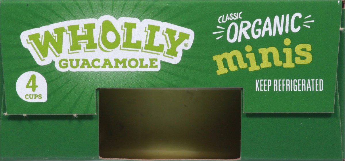 slide 2 of 9, Wholly Guacamole Organic Mild Classic Guacamole Minis - 4 ct, 4 ct