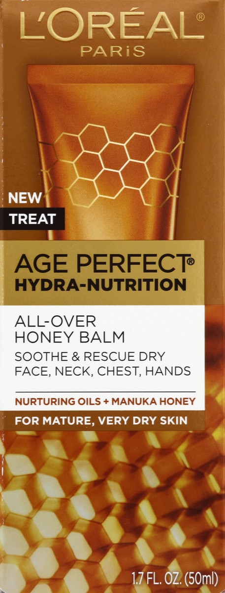 slide 5 of 6, L'Oréal Age Perfect Hydra Nutrition All Over Paraben Free Honey Balm, 1.7 Oz, 1.7 oz