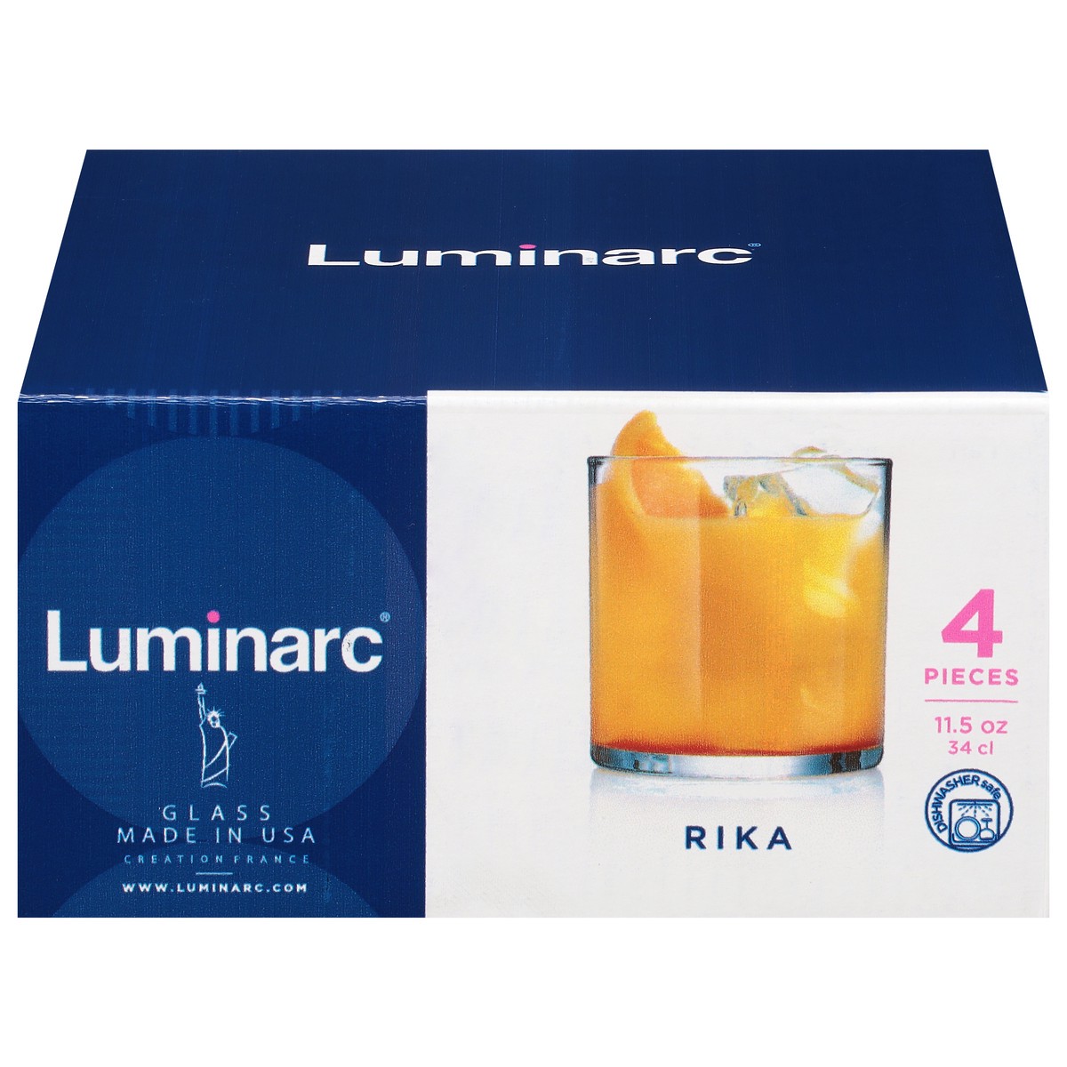 slide 1 of 9, Luminarc 11.5 Ounce Rika 4 ea, 4 ct