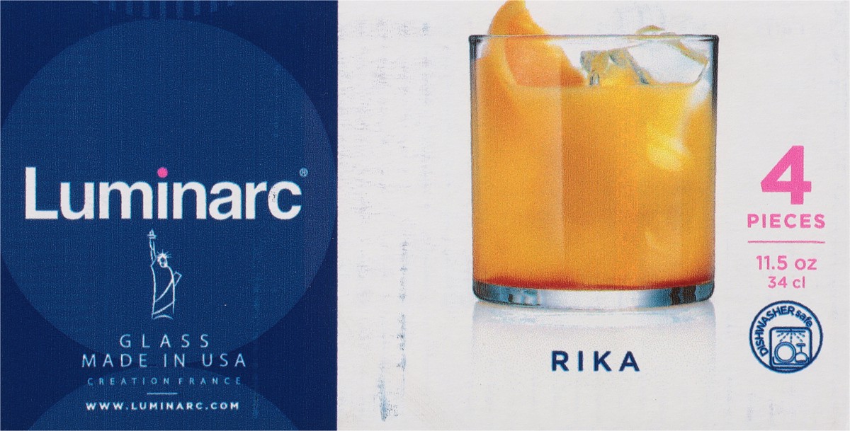 slide 6 of 9, Luminarc 11.5 Ounce Rika 4 ea, 4 ct