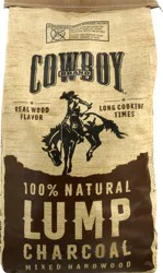 Cowboy Charcoal Charcoal 100% Natural Mixed Hardwood Lump Charcoal 20 lb