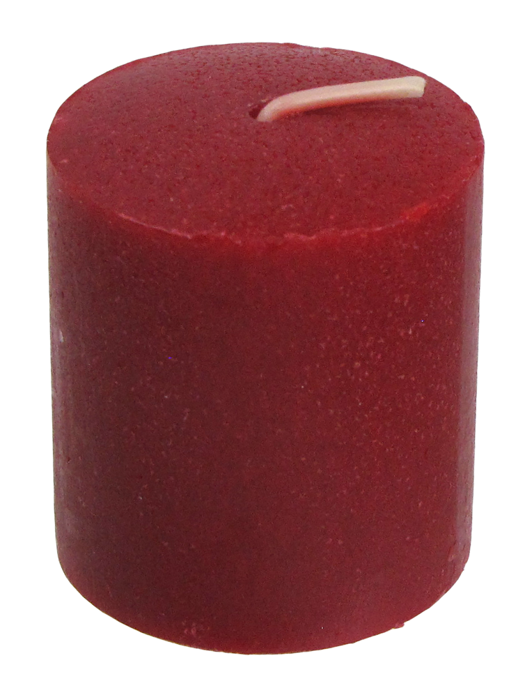 slide 1 of 1, Candle-Lite Fluted Cinnamon Votive Candle - Red, 1.5 in x 1.8 in