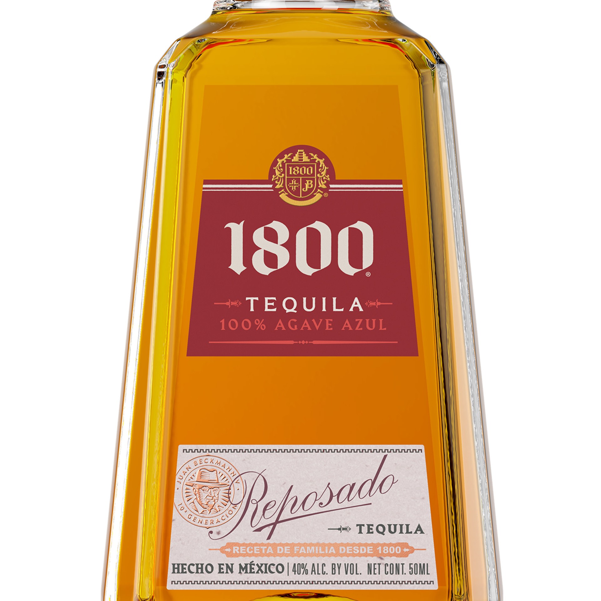slide 3 of 10, 1800 Tequila Reposado 80 Proof - 50 ml, 50 ml