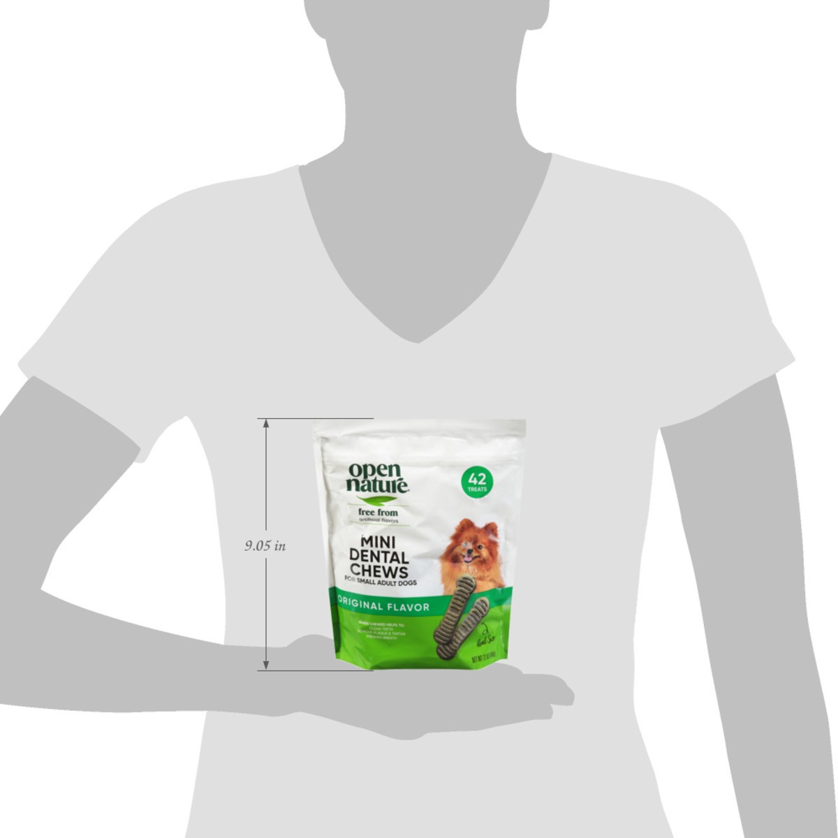 slide 10 of 16, Open Nature Mini Dog Dental Chews 42 Ct 12 Oz - 12 OZ, 12 oz