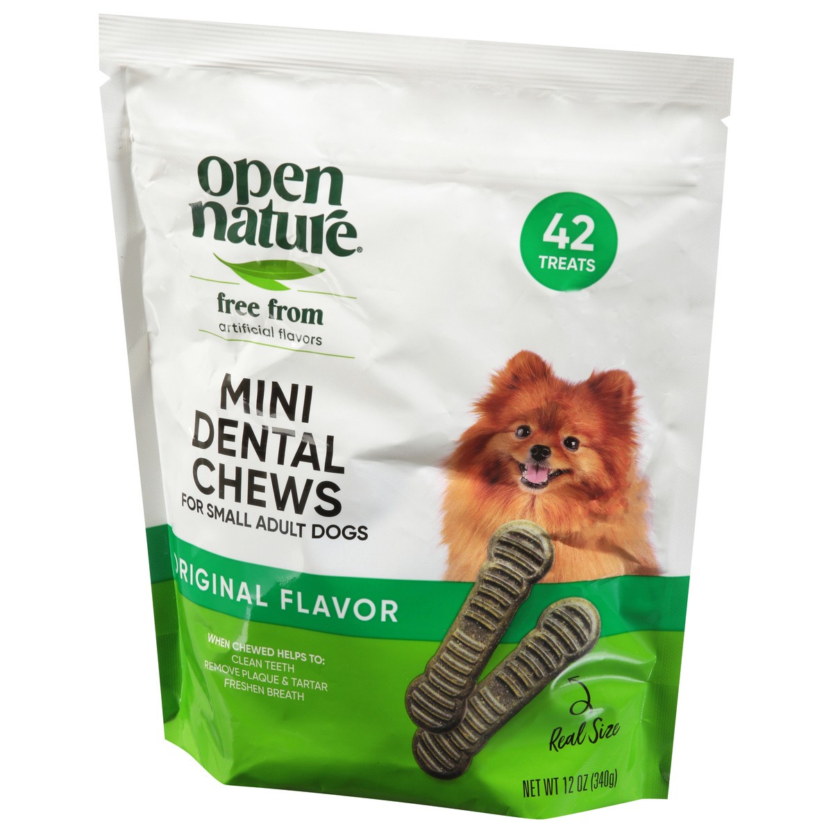 slide 5 of 16, Open Nature Mini Dog Dental Chews 42 Ct 12 Oz - 12 OZ, 12 oz
