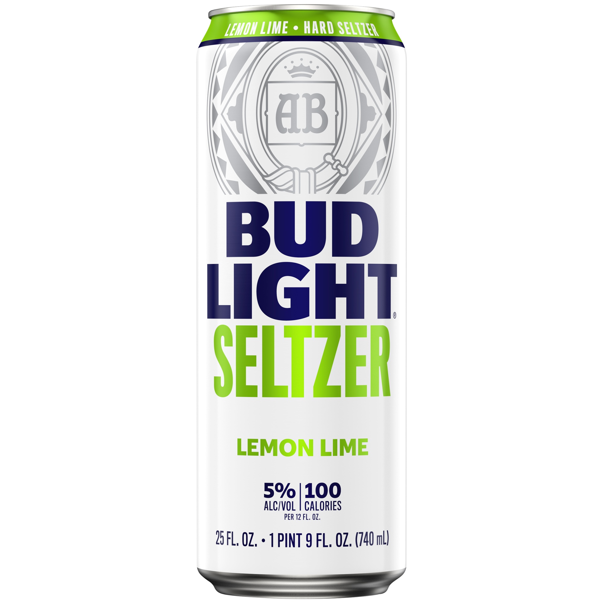 slide 1 of 1, Bud Light Seltzer Lemon Lime, 5% ABV, 25 oz