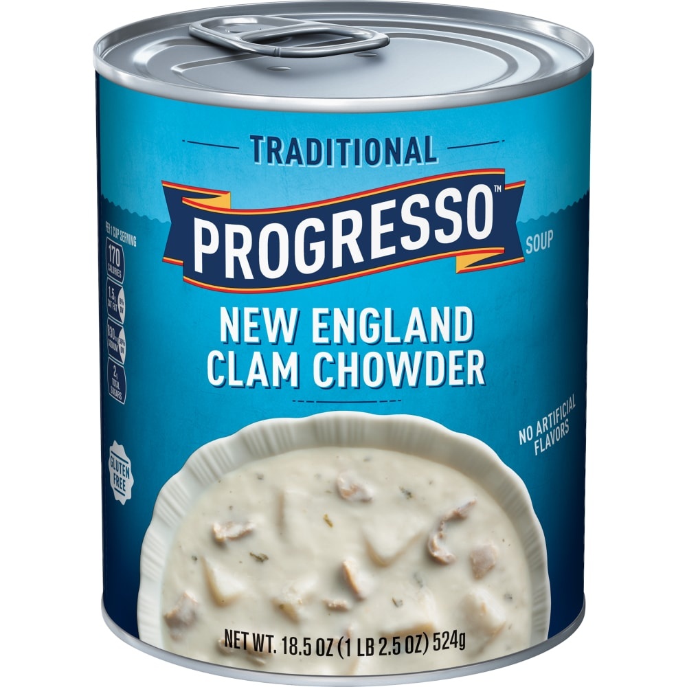 slide 1 of 1, Progresso New England Clam Chowder Soup, 18.5 oz