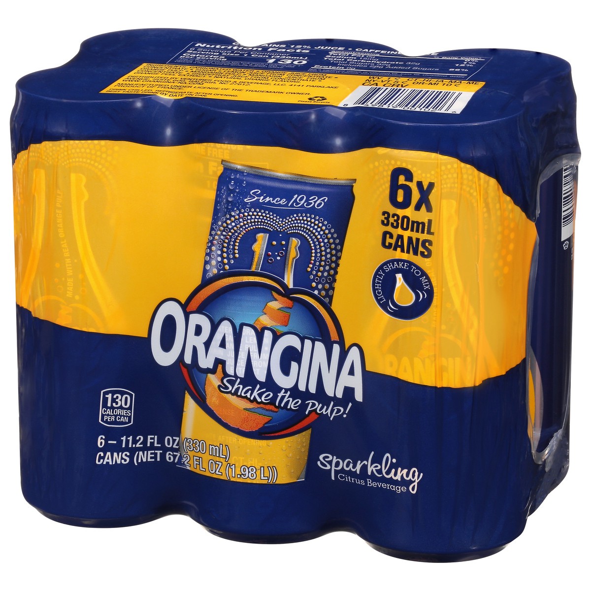 slide 6 of 9, Orangina Sparkling Citrus Beverage - 6 ct, 6 ct