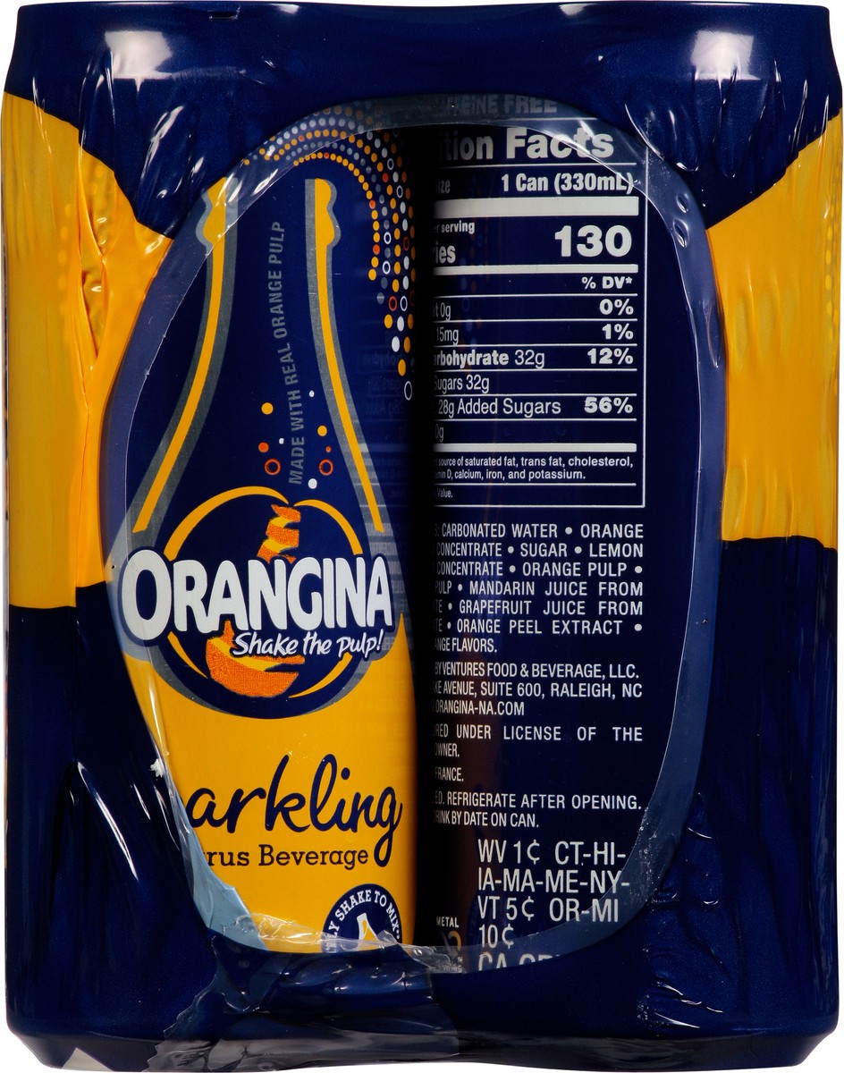 slide 8 of 9, Orangina Sparkling Citrus Beverage - 6 ct, 6 ct