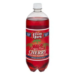 Foxon Park Caffeine Free Cherry Soda Bottle - 33.8 fl oz