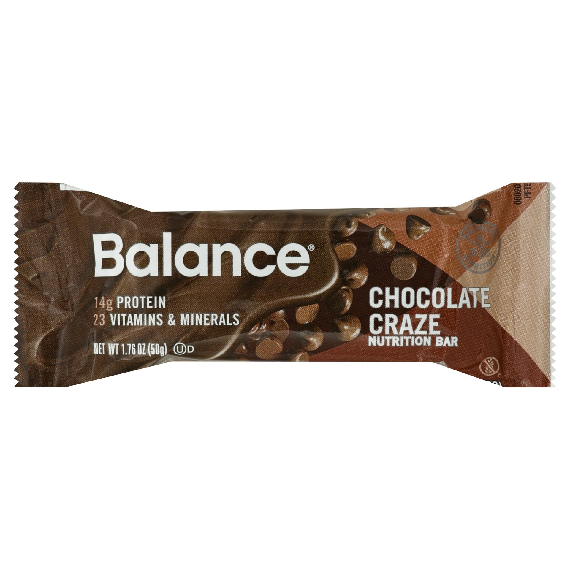 slide 1 of 1, Balance Bar Nutrition Bar, Chocolate Craze, 1.76 oz