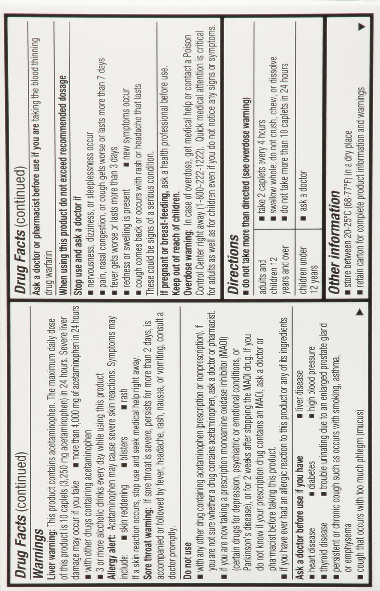 slide 9 of 9, TopCare Cold Relief W/Asprin, Day Multisymptom Caplets-Topcare, 24 ct