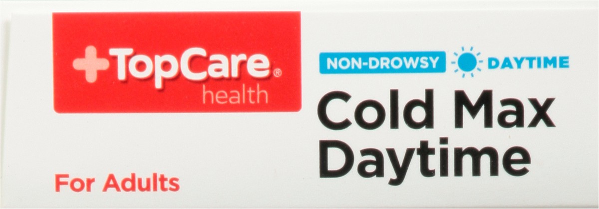 slide 4 of 9, TopCare Cold Relief W/Asprin, Day Multisymptom Caplets-Topcare, 24 ct