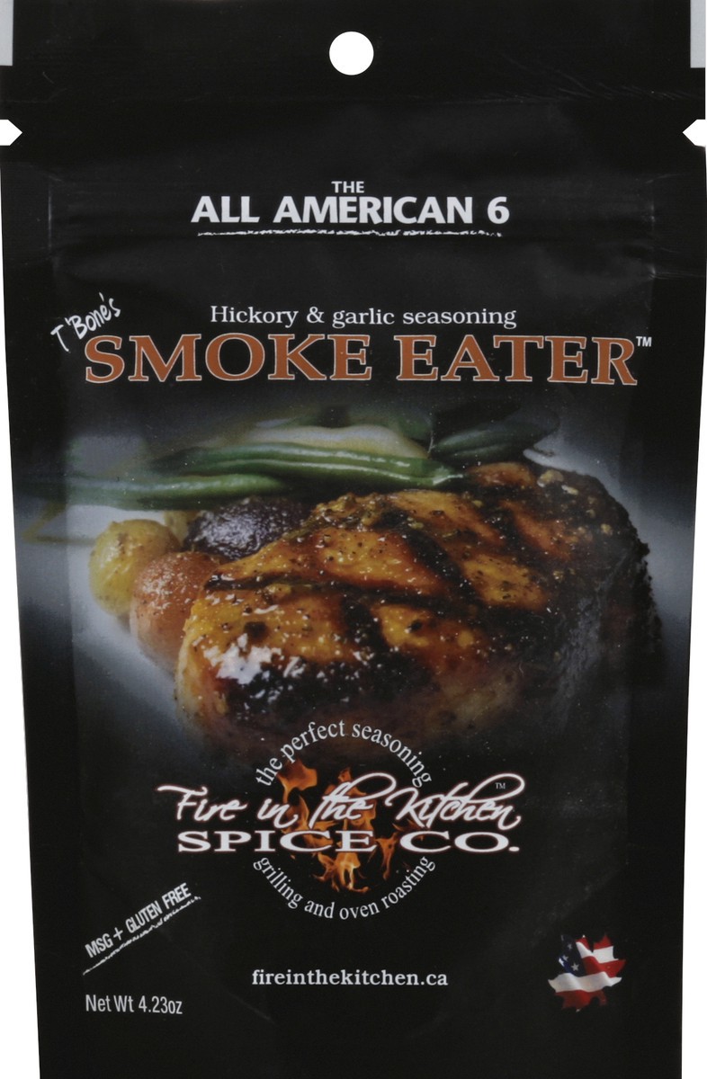 slide 5 of 6, Fire in the Kitchen Smoke Eater Seasoning, 4.23 oz