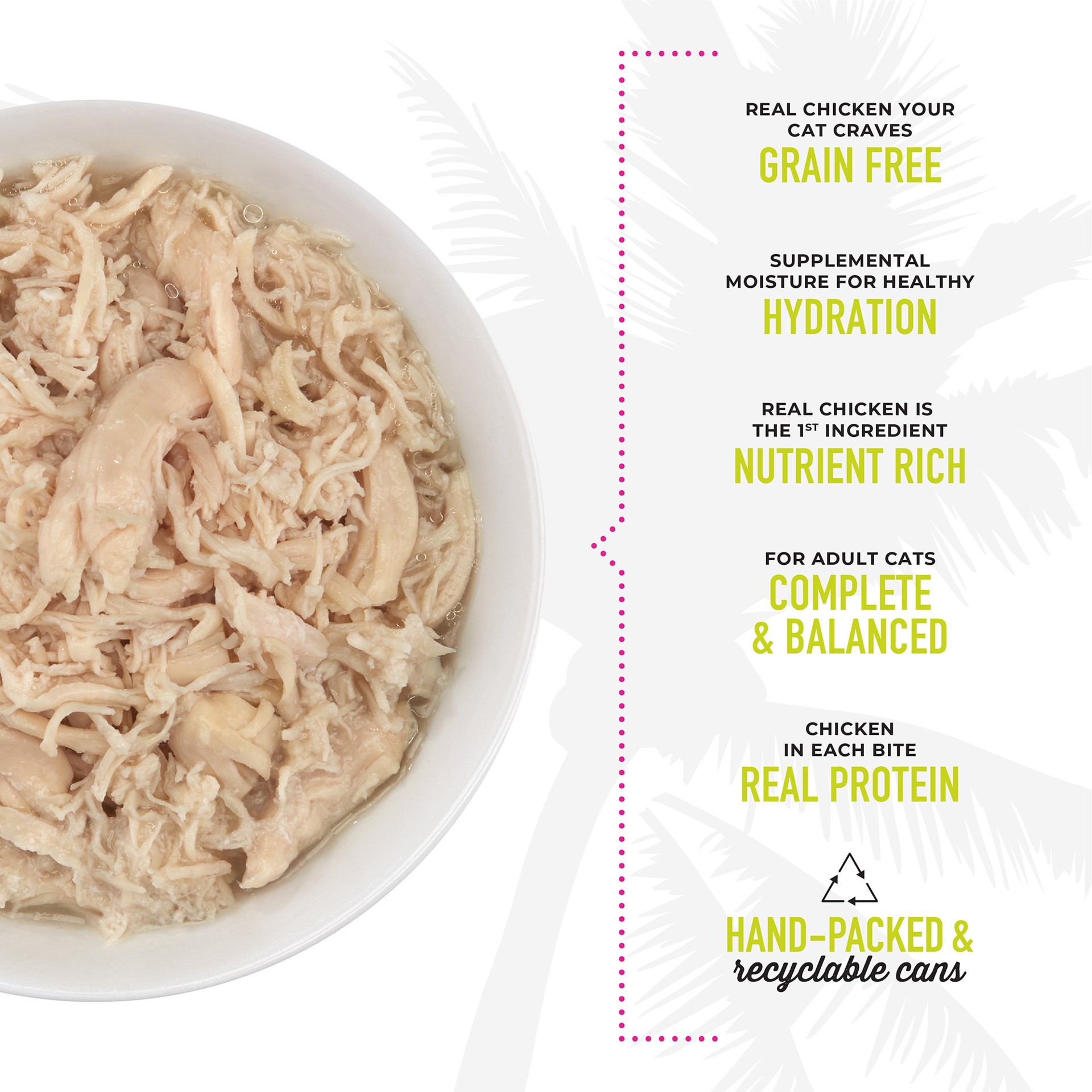 slide 3 of 7, Tiki Cat Luau Wet Cat Food, Succulent Chicken, 6 oz. Can, 6 oz