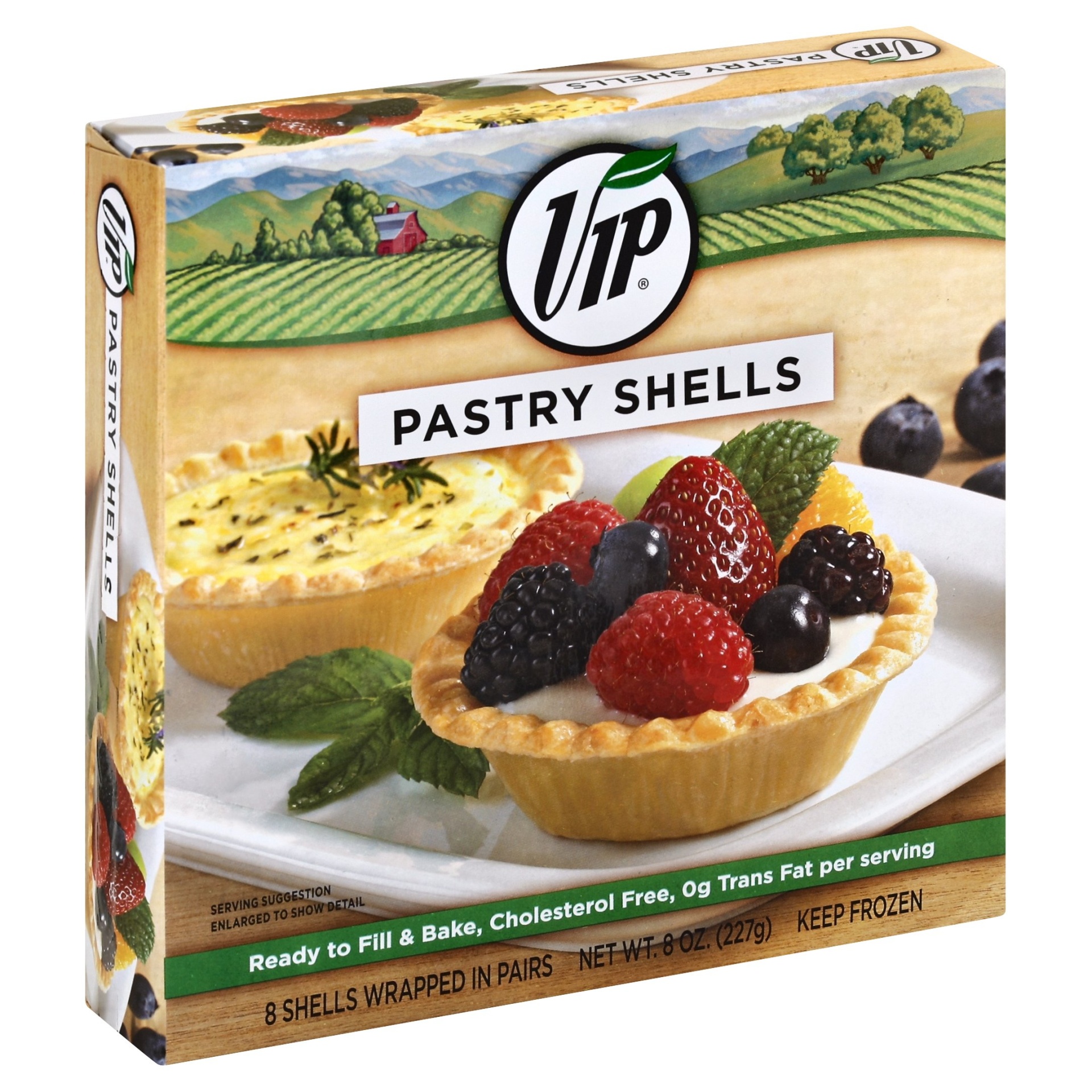 slide 1 of 1, VIP Pastry Shells, 8 oz