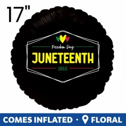 burton+BURTON® Juneteenth Freedom 17" Standard Balloon, 1 ea