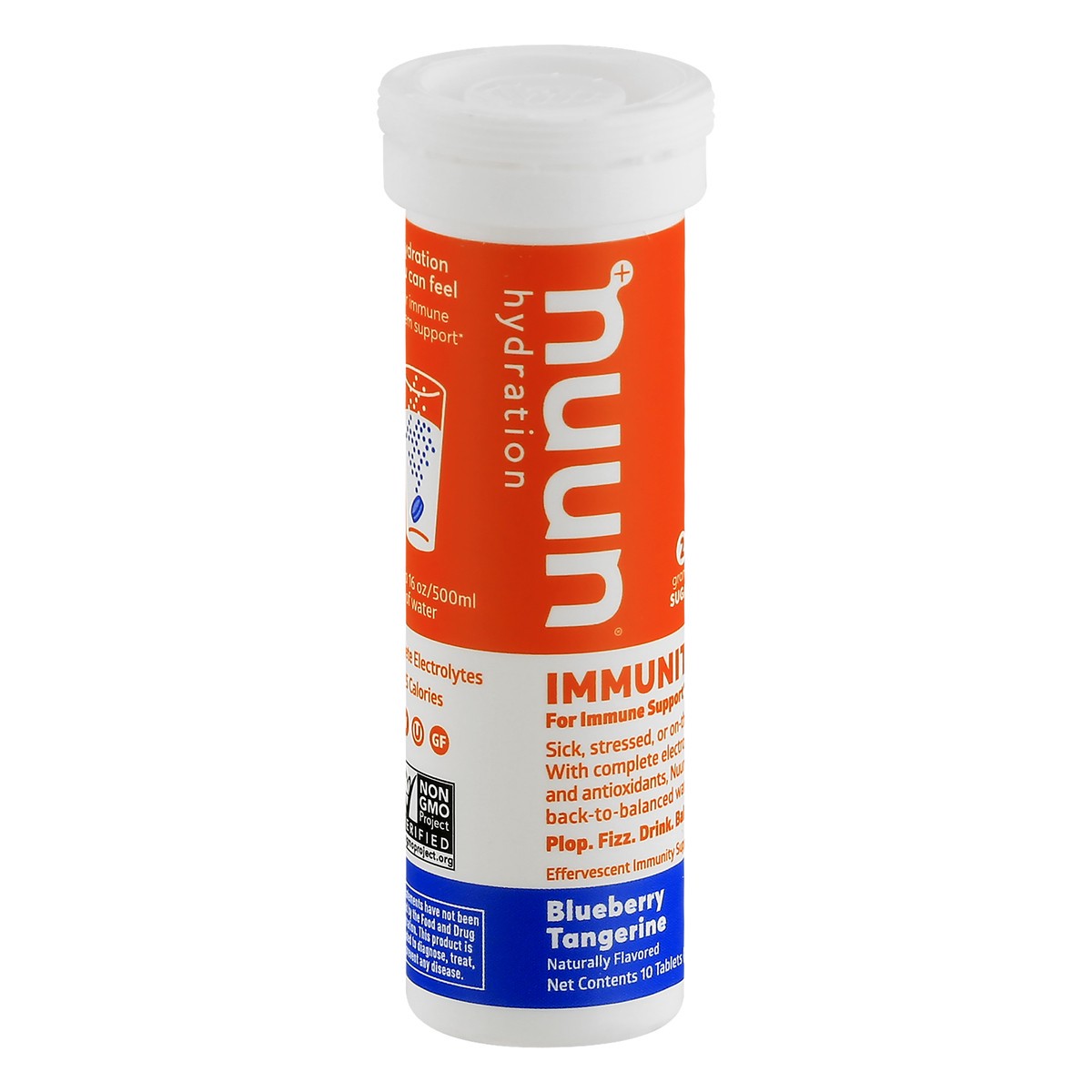 slide 2 of 9, Nuun Hydration Tablets Blueberry Tangerine Immunity 10 ea, 10 ct