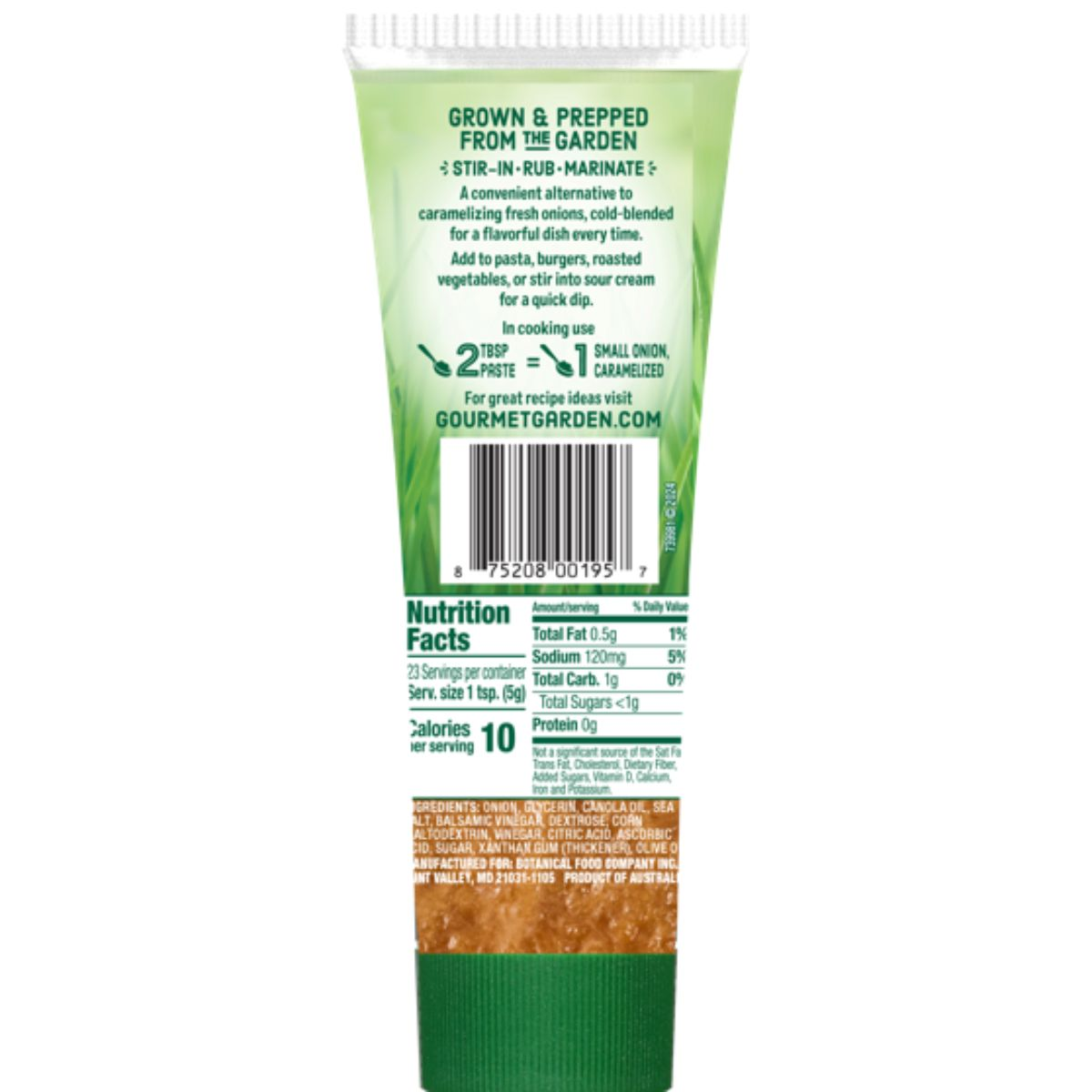 slide 2 of 2, Gourmet Garden Caramelized Onion Paste, 4.0 oz, 4 oz