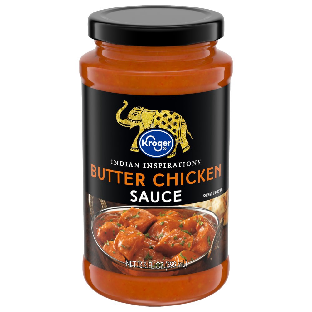 slide 1 of 1, Kroger Butter Chicken Sauce, 13.5 oz