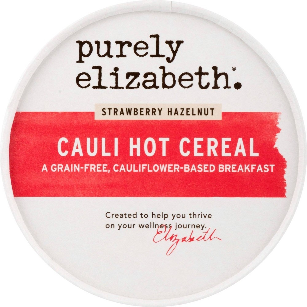 slide 5 of 5, Purely Elizabeth Hot Cereal Strawberry Hazelnut, 1.4 oz