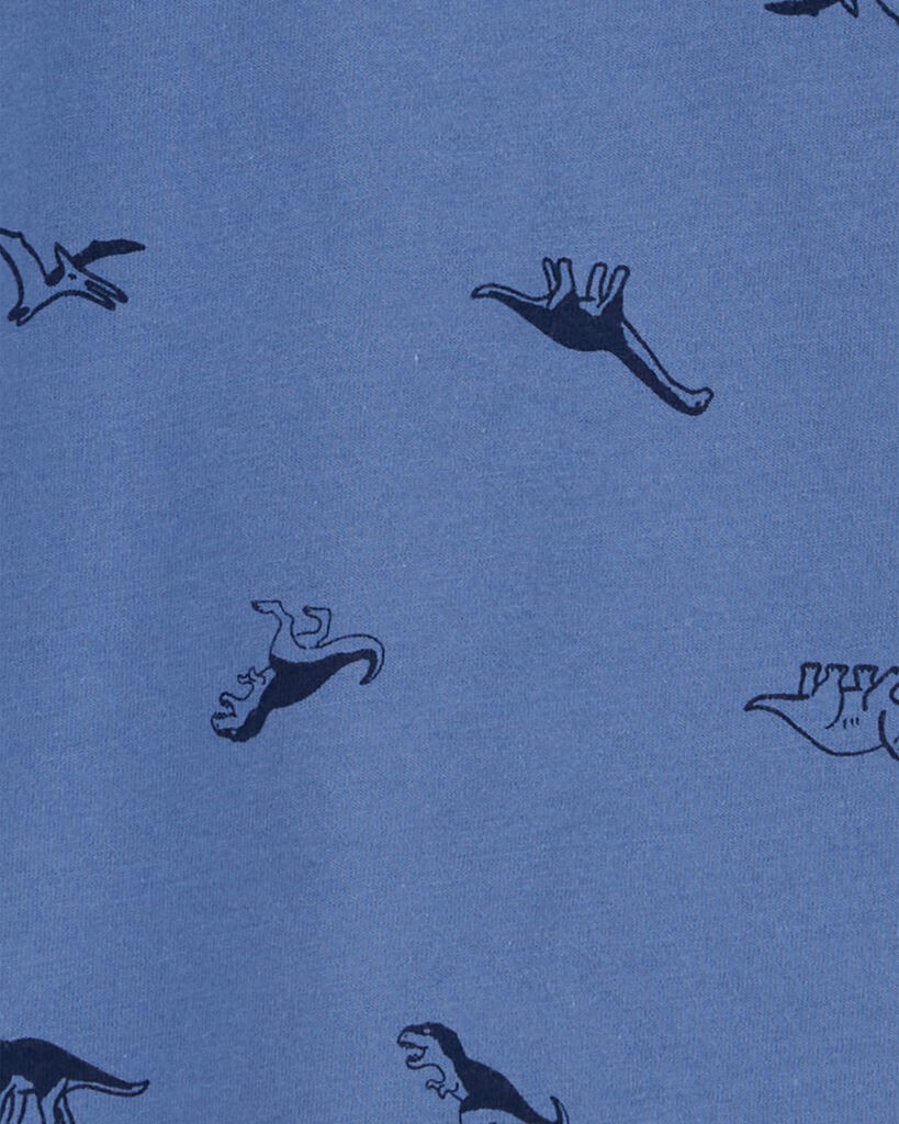 slide 2 of 2, Carter's Toddler Dinosaur Pocket Tee Blue 4T, 1 ct