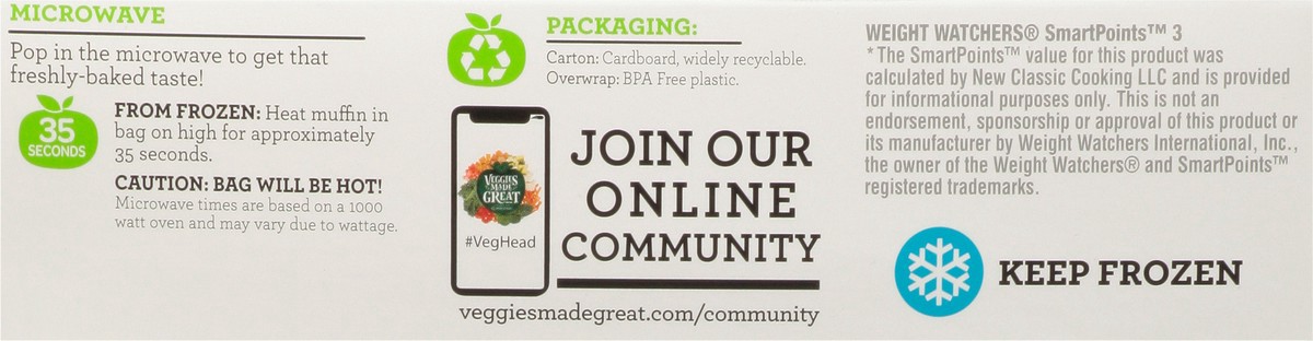 slide 15 of 15, Veggies Made Great Chocolate Raspberry Muffins 6 Muffins - 6 ct, 6 ct