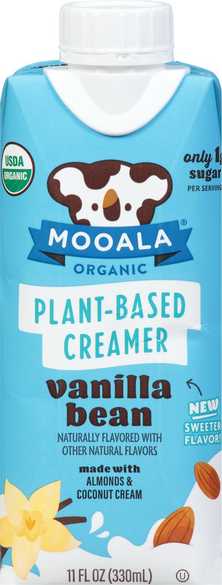 slide 9 of 14, Mooala Organic Plant-Based Vanilla Bean Creamer 11 fl oz, 11 fl oz